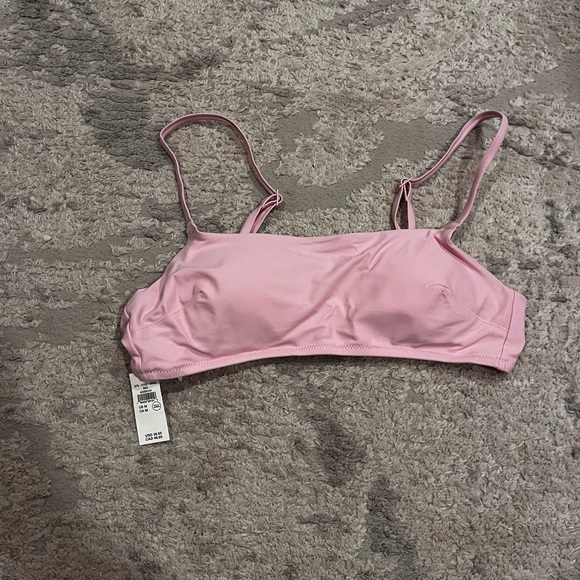 NWT Aerie The Dipper Bikini top- Size Medium- Bloom color - Picture 3 of 4